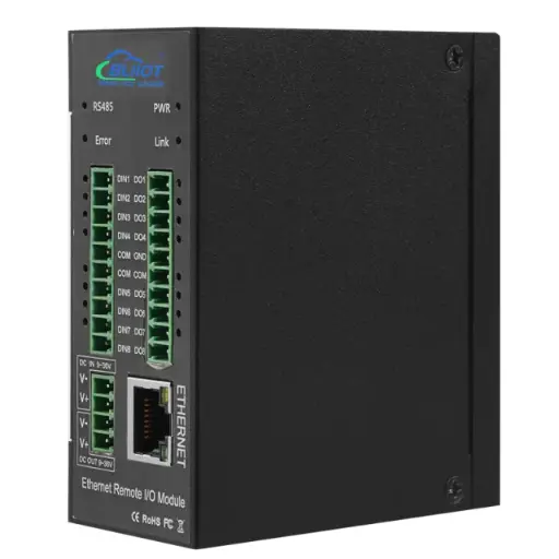 M150T-1xRJ45+1RS485+8DIN+4AIN+4DO Remote IO Module (MQTT, Modbus)